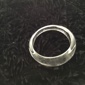 Alexis Bittar Clear Lucite Bangle